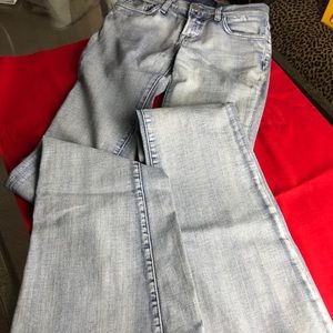 Gray JB jeans.
